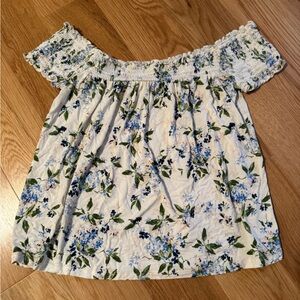 AE floral off the shoulder top